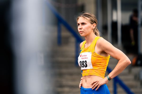 Bilyk Tetiana (UKR) über 400m Hürden am 03.06.2022 waehrend der Sparkassen Gala in Regensburg